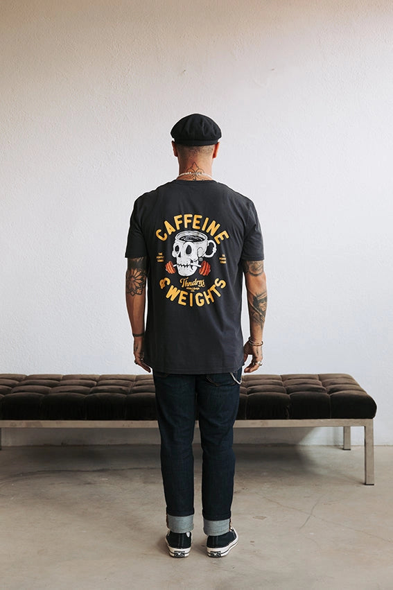 CAFFEINE AND WEIGHT T-SHIRT