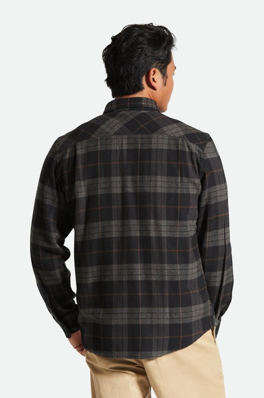 BOWERY L/S FLANNEL CHEMISE NOIRE