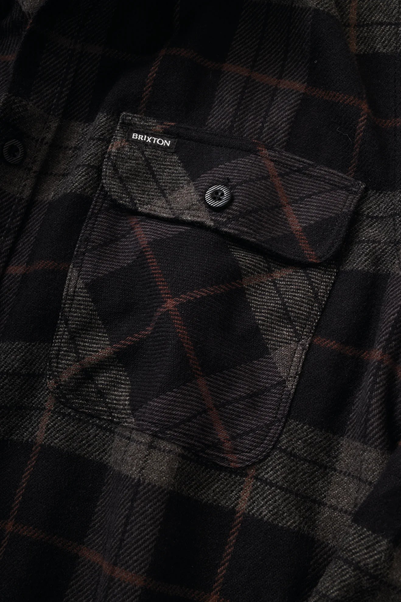 BOWERY L/S FLANNEL CHEMISE NOIRE