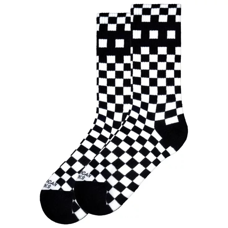 CHECKERBOARD CHAUSSETTES