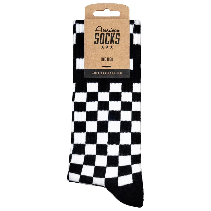 CHECKERBOARD CHAUSSETTES