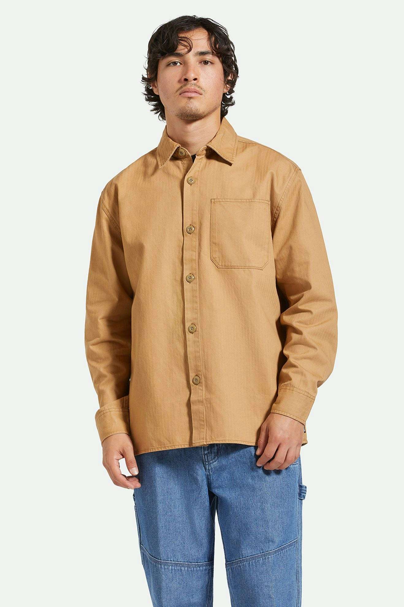 SELDEN OVERSHIRT SURCHEMISE TOBACCO BROWN