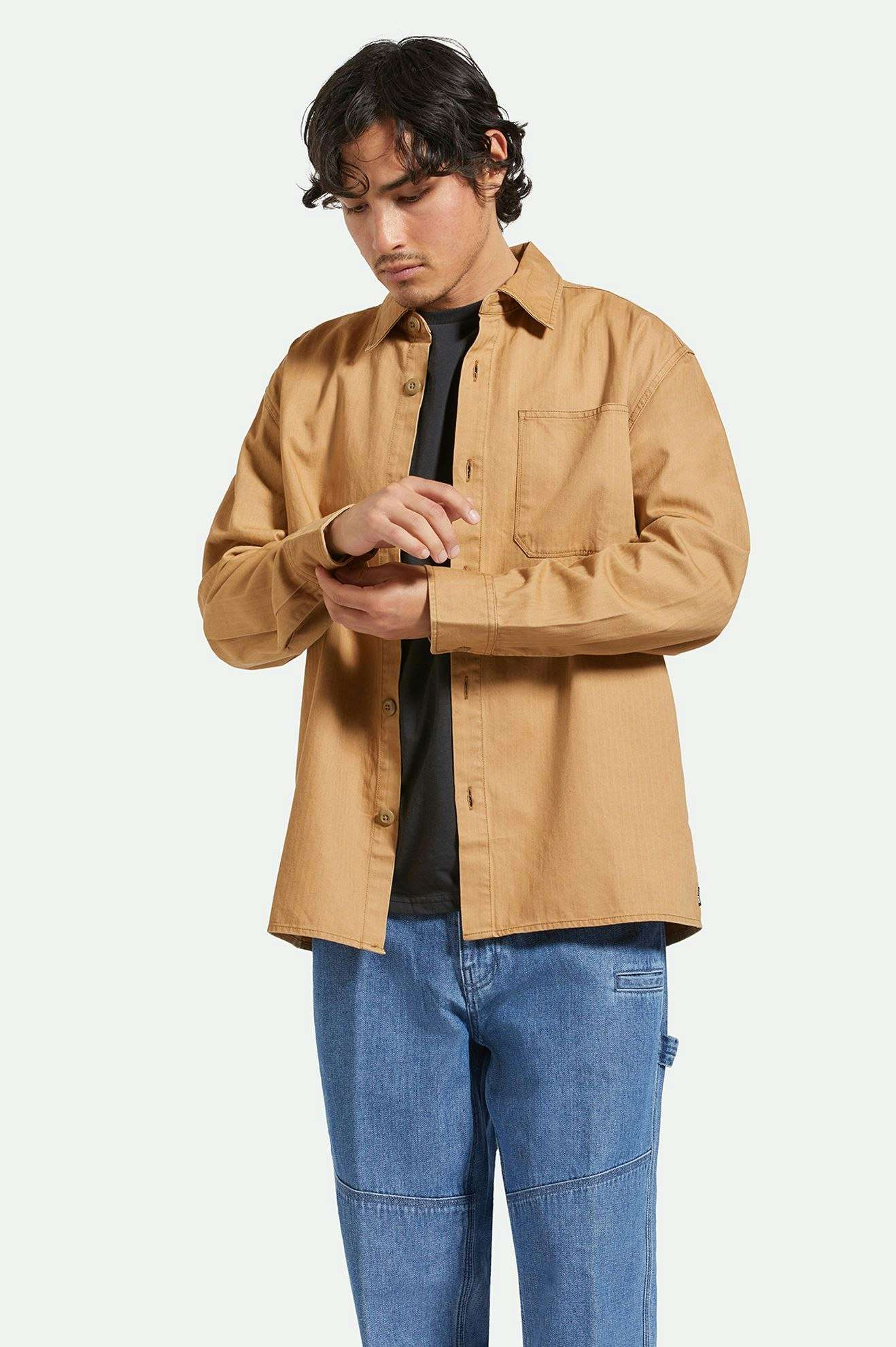 SELDEN OVERSHIRT SURCHEMISE TOBACCO BROWN