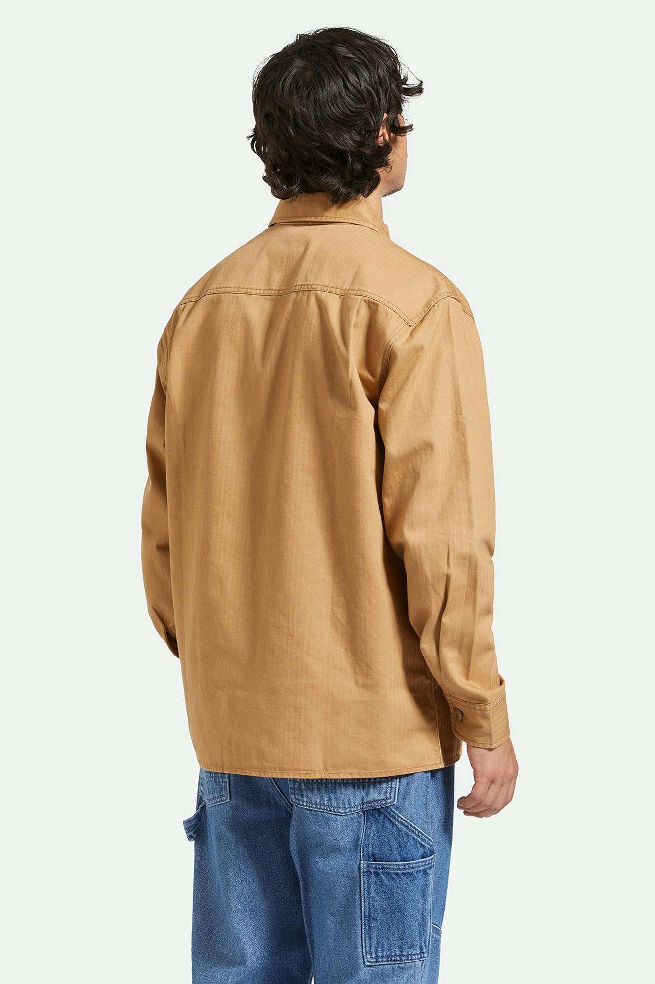 SELDEN OVERSHIRT SURCHEMISE TOBACCO BROWN