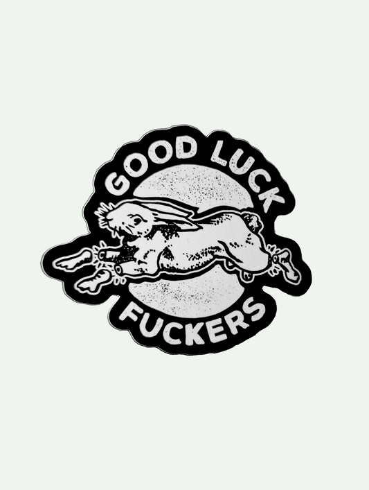 GOOD LUCK STICKER