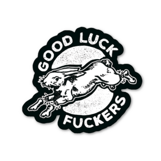 GOOD LUCK STICKER