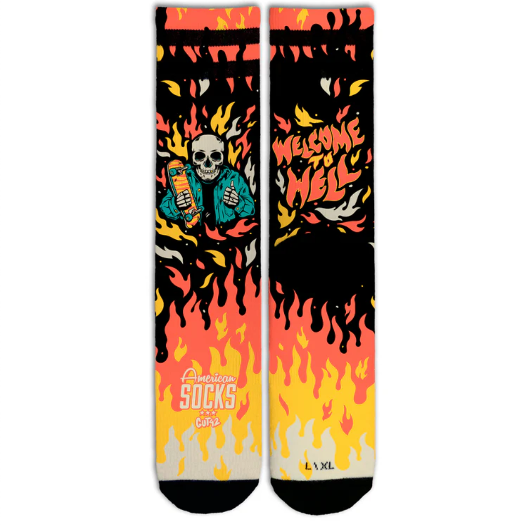 WELCOME TO HELL CHAUSSETTES SIGNATURE