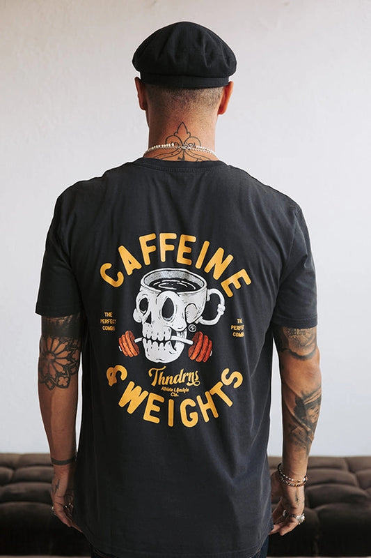 CAFFEINE AND WEIGHT T-SHIRT